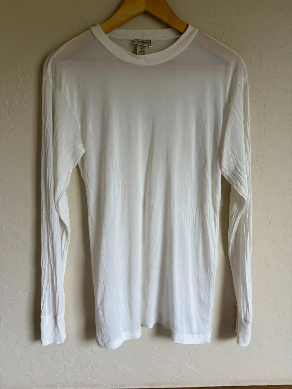 Set of 3 LL Bean Men's Medium 100% Silk Baselayer Top and Two Pairs of Pants
